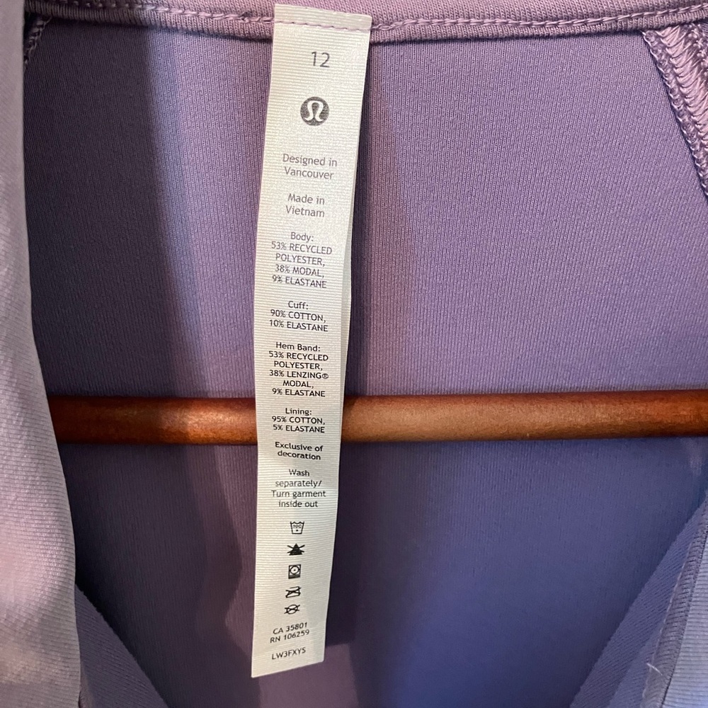 lululemon athletica Lavender Bomber Jacket - Picture 4 of 6